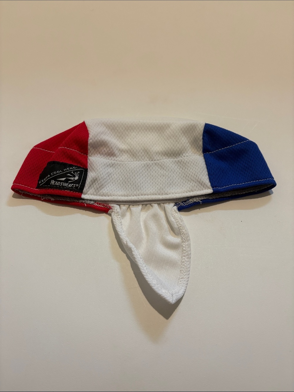 Headsweats Tricolor Cycling Skull Cap - Red White Blue